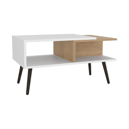 Mesa de Centro Aranjuez Blanco y Fresno Europeo