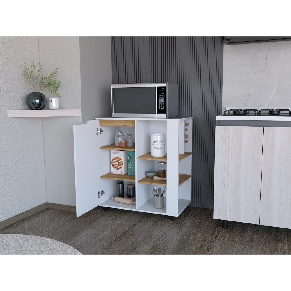 Modulo Microondas Tornati Blanco y Macadamia
