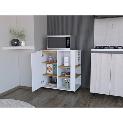 Modulo Microondas Tornati Blanco y Macadamia