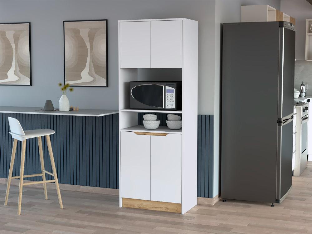 Modulo Microondas Tornati, Blanco y Macadamia