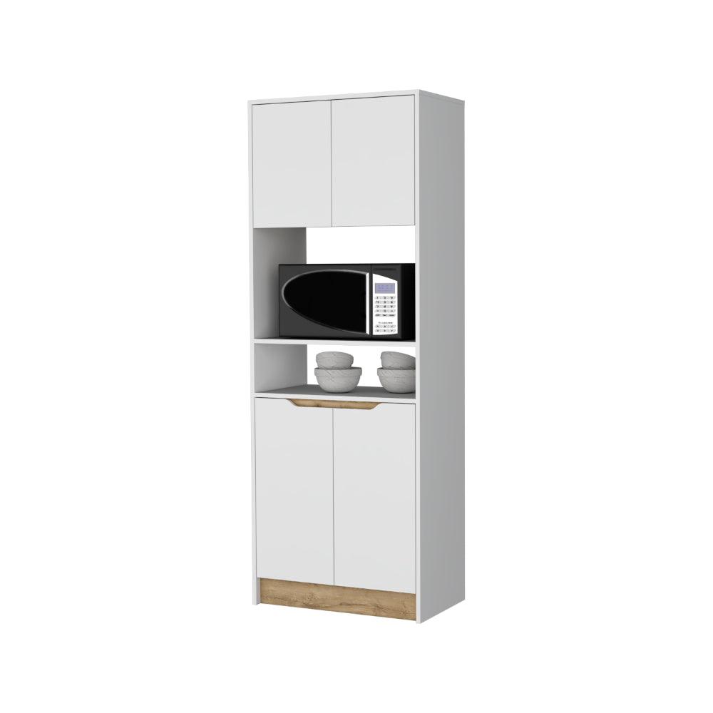Modulo Microondas Tornati, Blanco y Macadamia