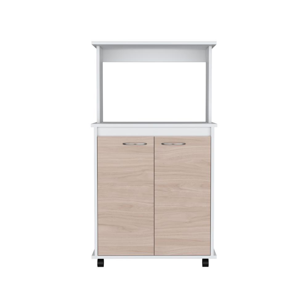 Módulo Microondas Bajo Italia Blanco  y Rovere