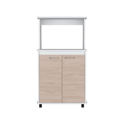 Módulo Microondas Bajo Italia Blanco  y Rovere