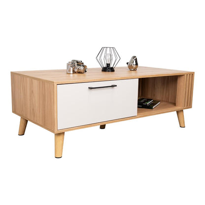 Mesa de centro Vance  Fresno Europeo Capri