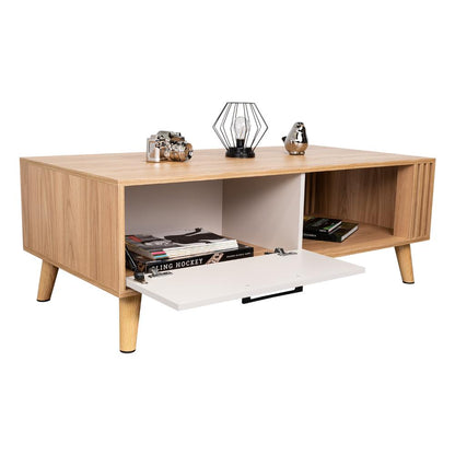 Mesa de centro Vance  Fresno Europeo Capri