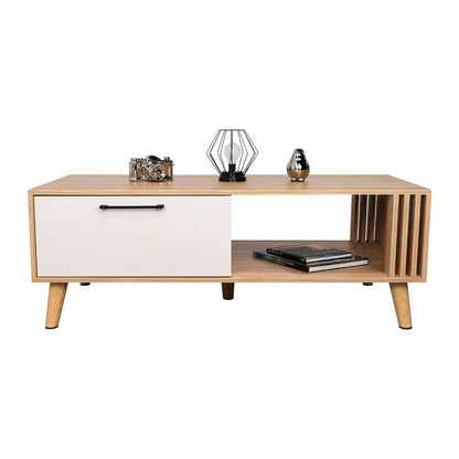 Mesa de centro Vance  Fresno Europeo Capri