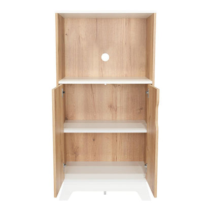 Mueble Microondas Bajo Lussano 130X65  Duna Blanco