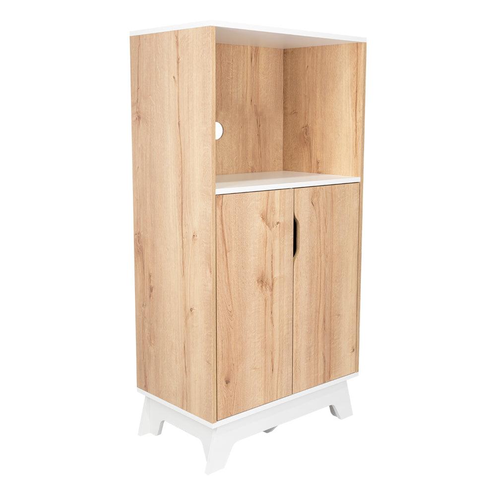 Mueble Microondas Bajo Lussano 130X65  Duna Blanco