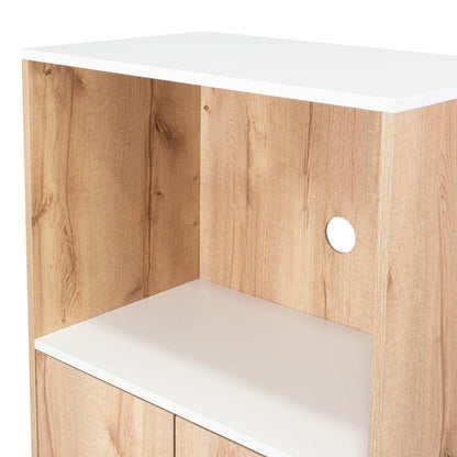 Mueble Microondas Bajo Lussano 130X65  Duna Blanco