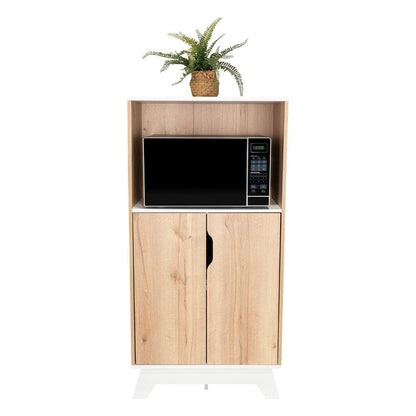 Mueble Microondas Bajo Lussano 130X65  Duna Blanco