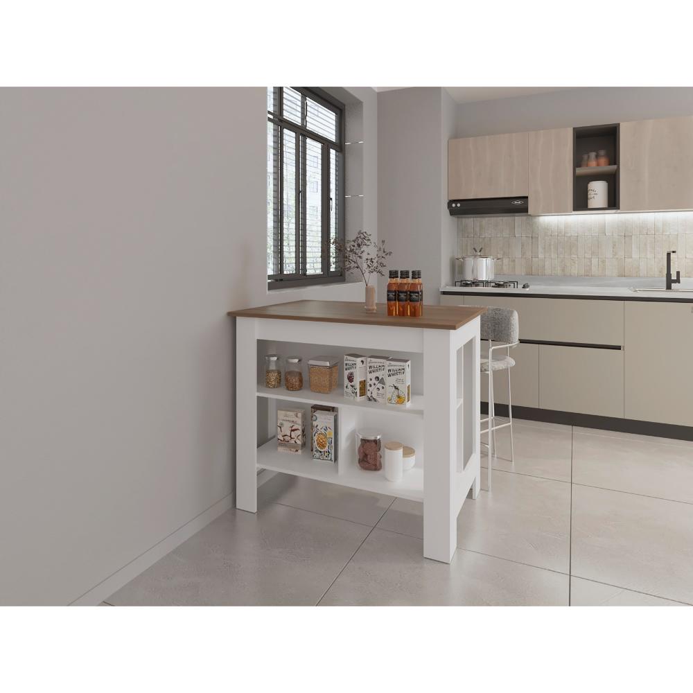 Barra de Cocina Ferrani Chocolate y Blanco