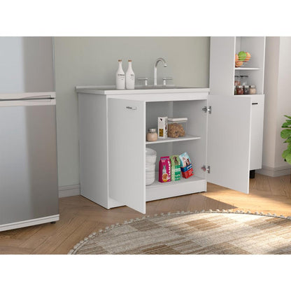 Gabinete Inferior Napoles Blanco 100 Cm