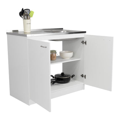 Gabinete Inferior Napoles Blanco 100 Cm