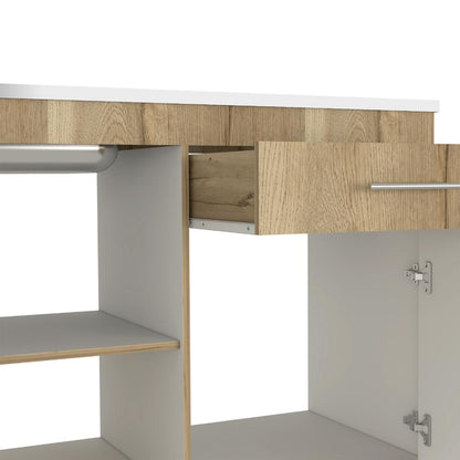 Modulo Inferior Castano Orion  Blanco Duna 120 Cm