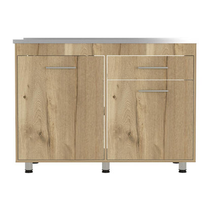Modulo Inferior Castano Orion  Blanco Duna 120 Cm