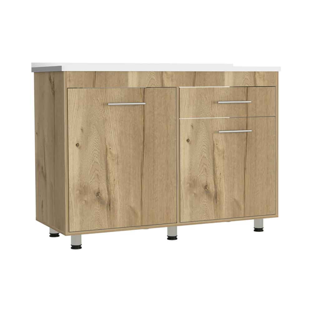 Modulo Inferior Castano Orion  Blanco Duna 120 Cm