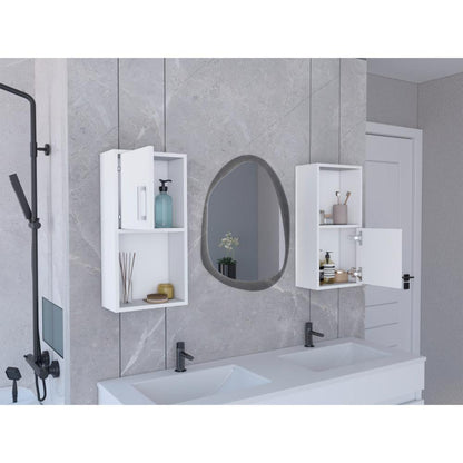 Gabinete de Baño Bath Blanco con Puerta Abatible x2 Unidades