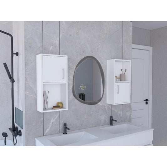 Gabinete de Baño Bath Blanco con Puerta Abatible x2 Unidades