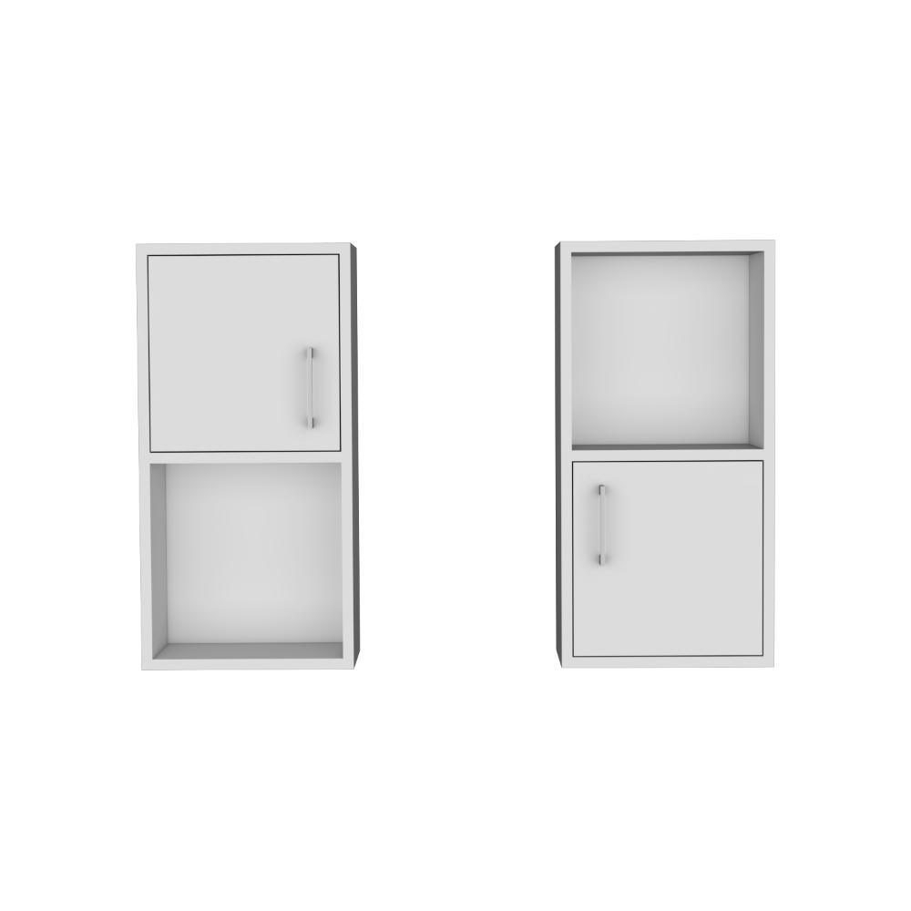 Gabinete de Baño Bath Blanco con Puerta Abatible x2 Unidades