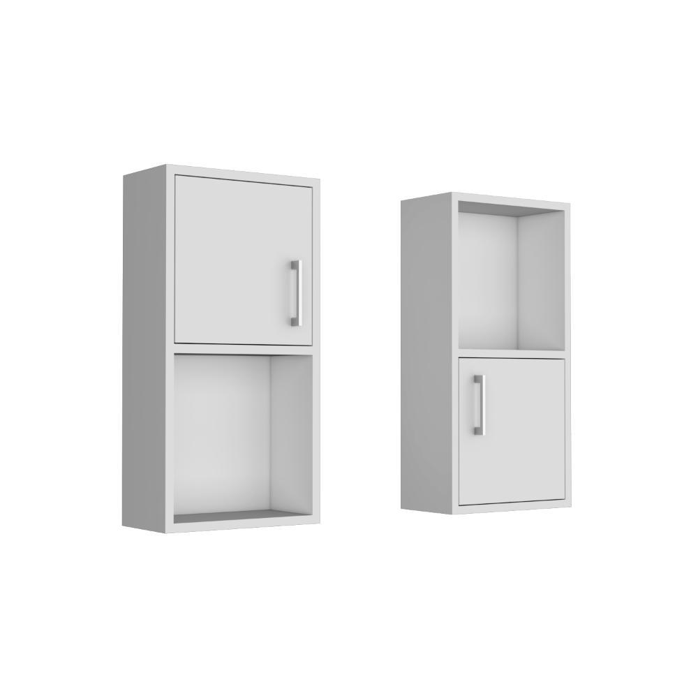 Gabinete de Baño Bath Blanco con Puerta Abatible x2 Unidades