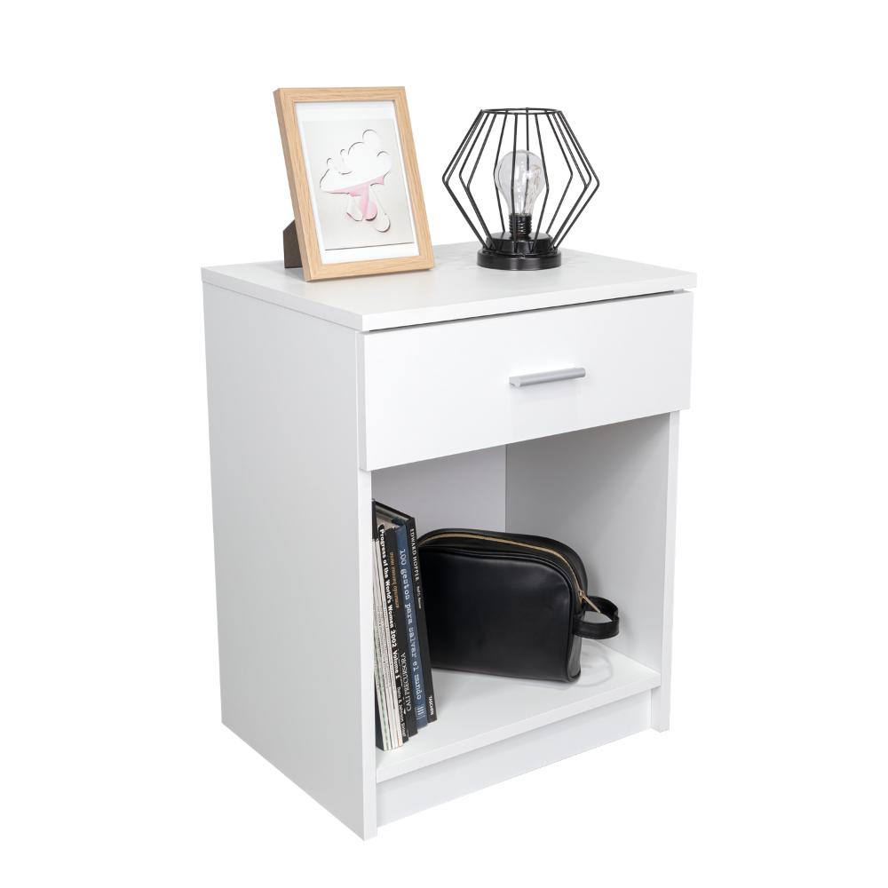 Mesa de Noche ECO  Blanco