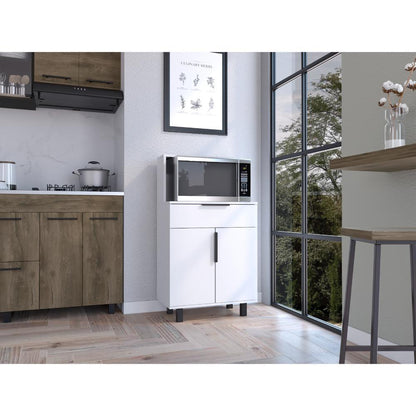 Modulo Microondas Bajo Castano Blanco