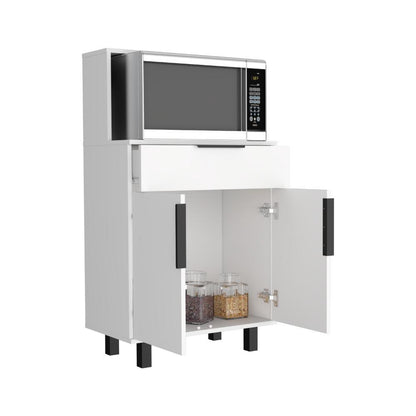 Modulo Microondas Bajo Castano Blanco