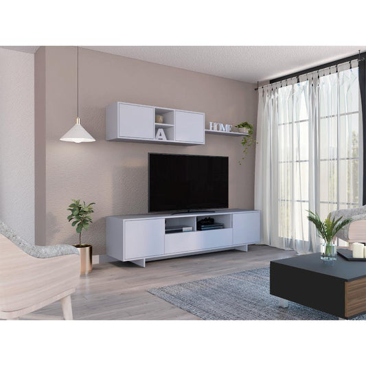 Mesa Para Tv Agata Blanco