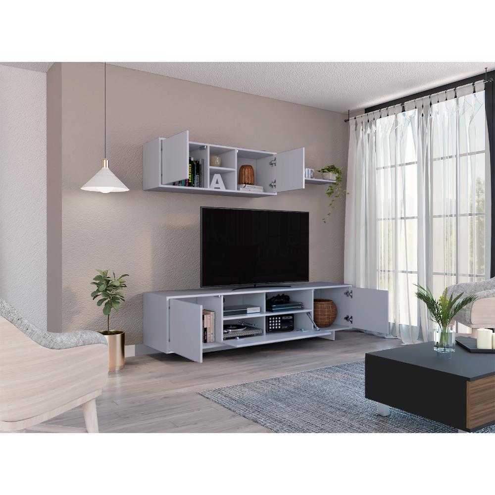 Mesa Para Tv Agata Blanco