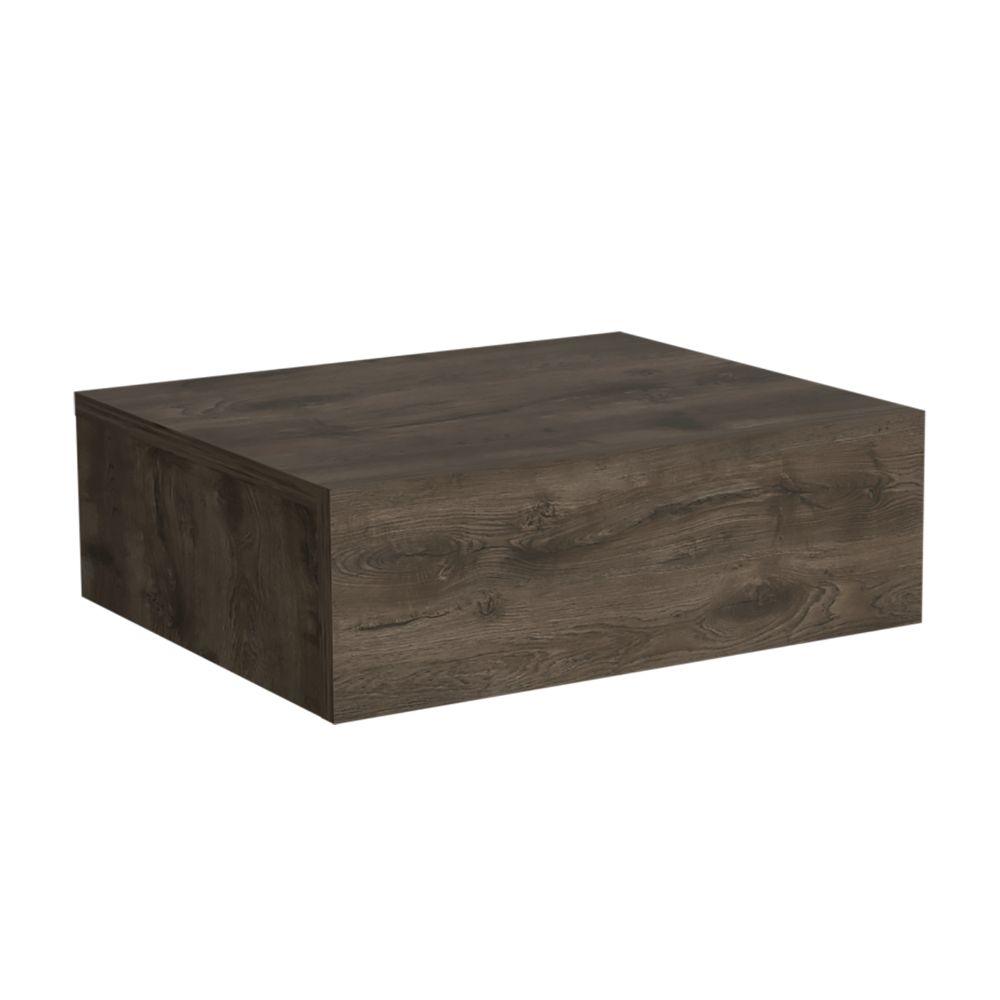 Mesa de Noche Flotante Milano Nogal