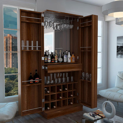 Bar Malbec con Espejo Alto  Caramelo