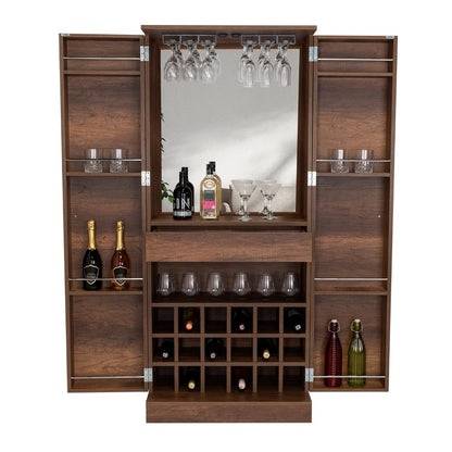Bar Malbec con Espejo Alto  Caramelo