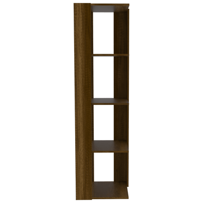 Mueble Organizador Esquinero Amber color Miel para Habitación.