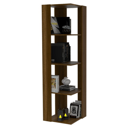 Mueble Organizador Esquinero Amber color Miel para Habitación.