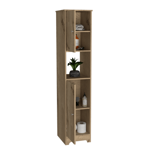 Mueble Auxiliar de Baño Ibis color Café claro para Baño.