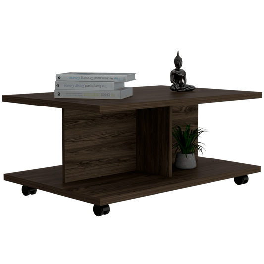 Mesa de Centro Bary color Chocolate para Sala.