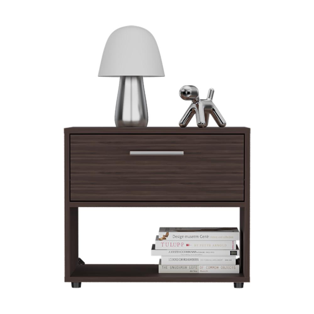 Mesa de Noche Alpine Nogal