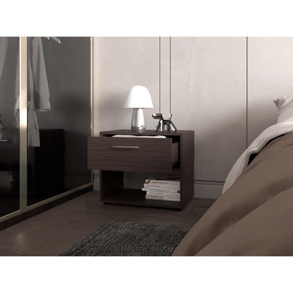 Mesa de Noche Alpine Nogal
