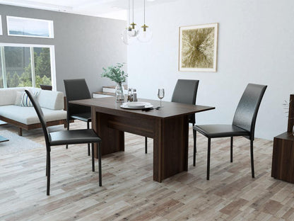Mesa de Comedor Zandori Caoba 4 Puestos