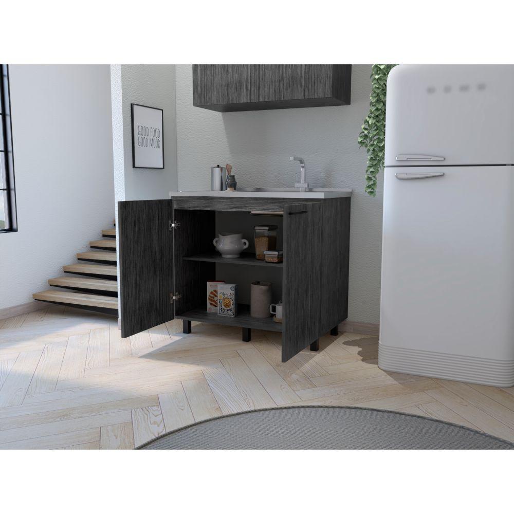 Gabinete Inferior de Cocina Napoles Gris