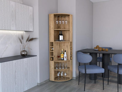 Bar Esquinero Nabod, Macadamia, con espacio para organizar licores