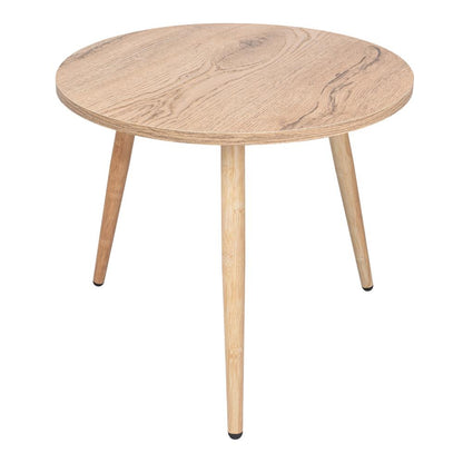 Mesa auxiliar redonda Narvik  Macadamia