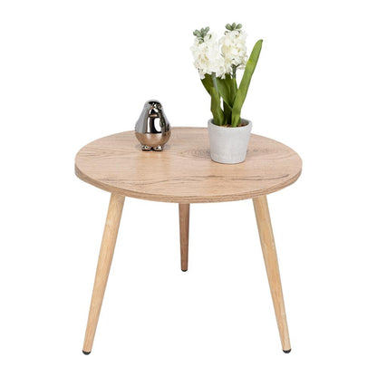 Mesa auxiliar redonda Narvik  Macadamia