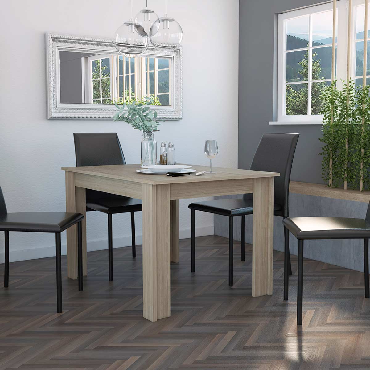 Mesa de Comedor Portofino Rovere 4  Puestos