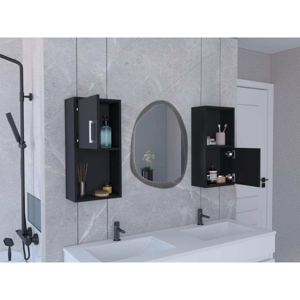 Gabinete de Baño Bath Wengue con Puerta Abatible x2 Unidades P