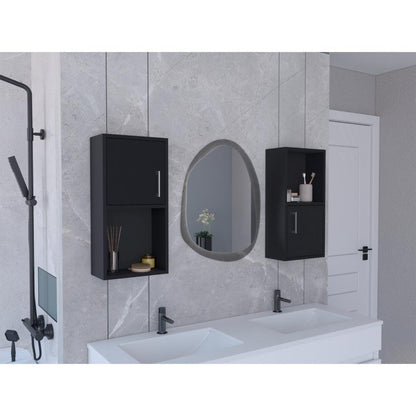Gabinete de Baño Bath Wengue con Puerta Abatible x2 Unidades