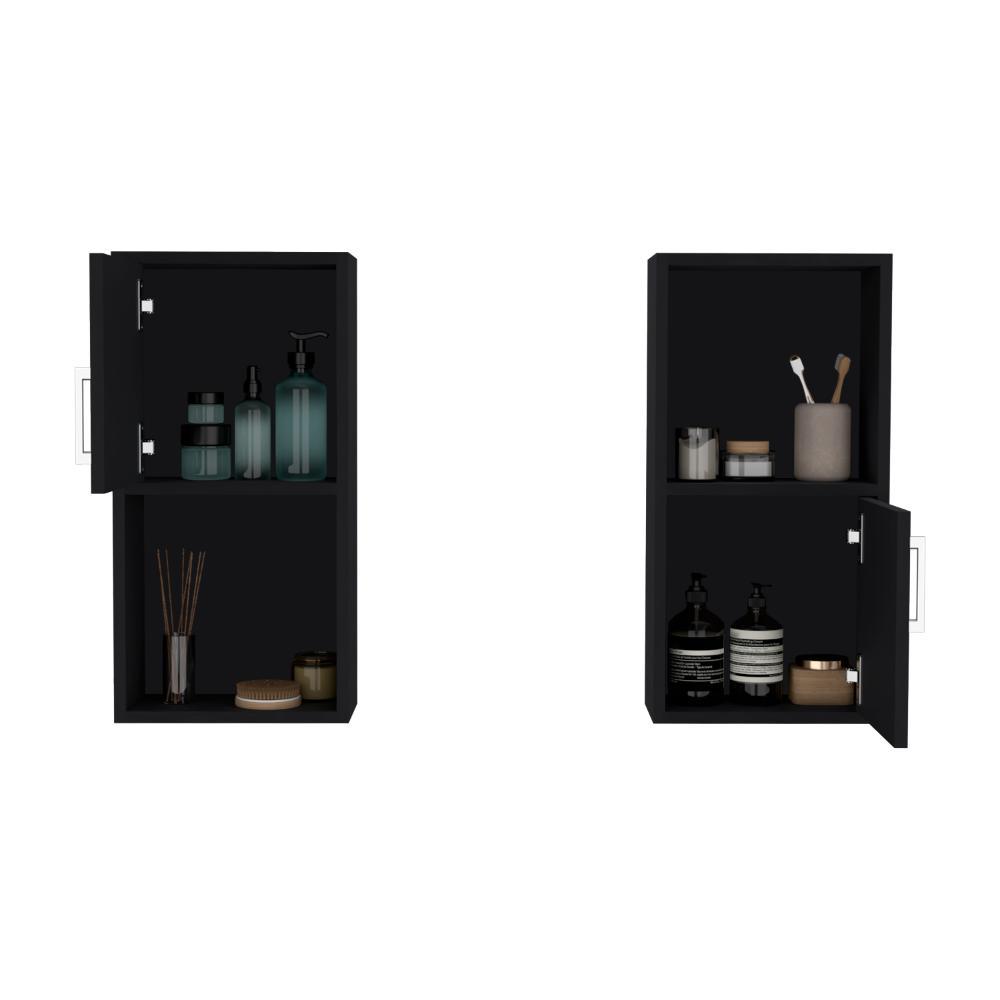 Gabinete de Baño Bath Wengue con Puerta Abatible x2 Unidades