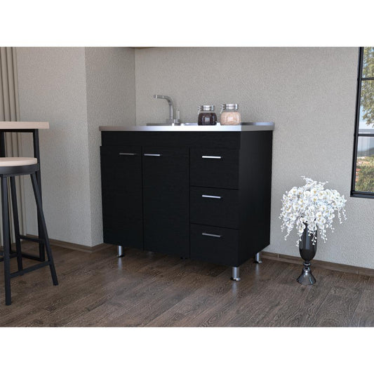 Gabinete Inferior Stella Wengue 100 Cm