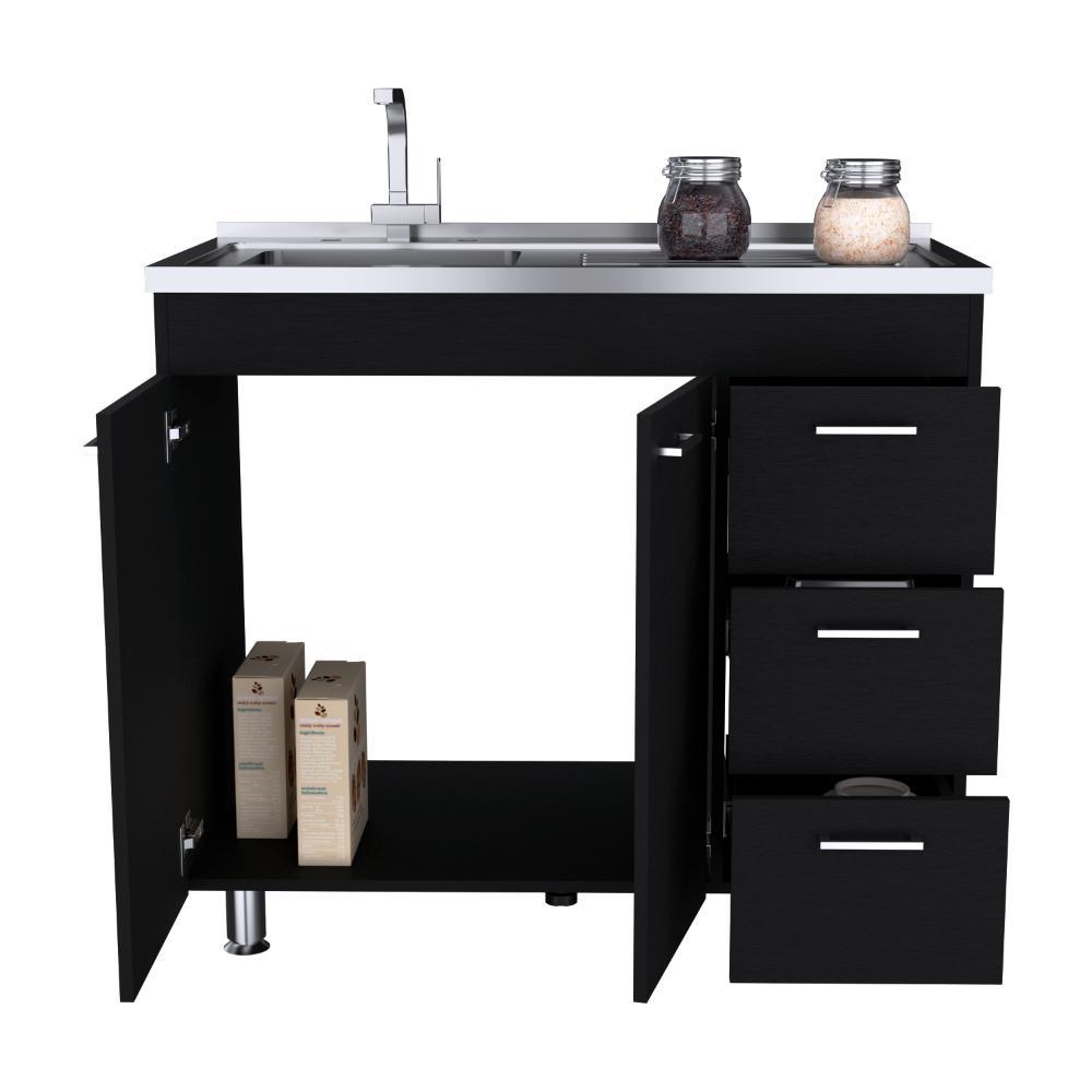Gabinete Inferior Stella Wengue 100 Cm