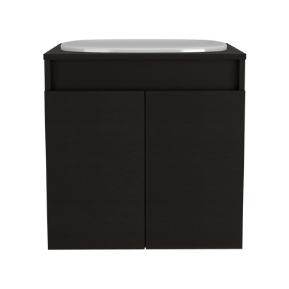 Mueble Lavamanos Orus color Wengue para Baño.